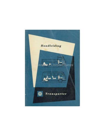 1958 VOLKSWAGEN T1 TRANSPORTER INSTRUCTIEBOEKJE NEDERLANDS