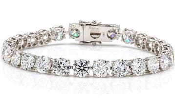 Armband - 18 karaat Witgoud - 24.90ct. tw. Diamant, Nieuw
