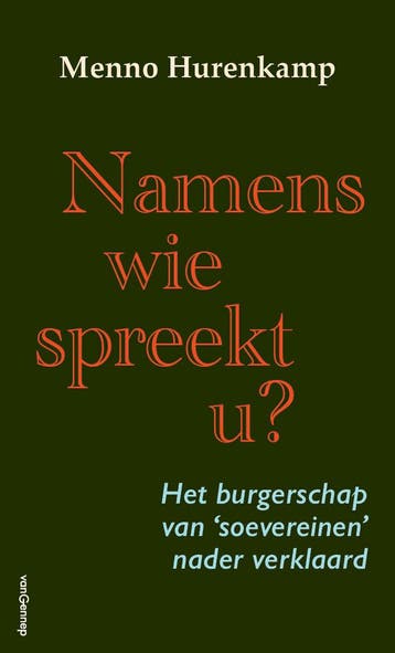 Namens wie spreekt u? - Menno Hurenkamp 9789461646491, Verzenden, Zo goed als nieuw, Menno Hurenkamp