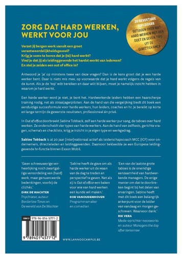 Out of office 9789401457712 Sabine Tobback, Verzenden, Zo goed als nieuw, Sabine Tobback