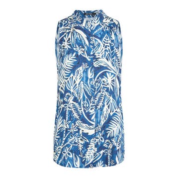 Marc Aurel • blauwe blouse top • 36, Marc Aurel, Nieuw, Maat 36 (S), Verzenden