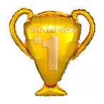 Voetbal Kampioen 5-delige folie ballonnen set, Verzenden, Nieuw, Overige typen