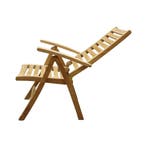 Arona dining tuinstoel verstelbaar teak zware uitvoering, Tuin en Terras, Tuinstoelen, Ophalen of Verzenden, Nieuw, Teakhout