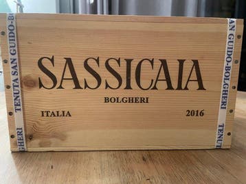 2016 Tenuta San Guido, Sassicaia - Bolgheri DOC - 6 Flessen, Nieuw