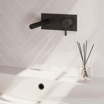 Brauer Black Edition Inbouw Wastafelmengkraan met Rechte, Ophalen of Verzenden, Nieuw