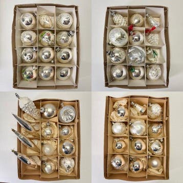 Kerstdecoratie (48) - Glas, Metaal, Diversen, Nieuw