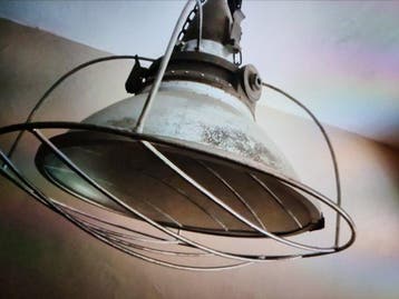 Lamp - Staal, Aluminium - Industriële plafondlamp
