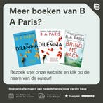 Bring Me Back 9781250151339 B A Paris, Verzenden, Zo goed als nieuw, B A Paris