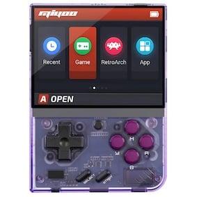 Miyoo Mini Plus Purple Transparant (Nieuw), Spelcomputers en Games, Spelcomputers | Overige, Nieuw, Ophalen of Verzenden