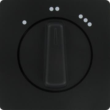 Mat zwarte afdekplaat 70x70 voor 3-standen & ventilator, Ophalen of Verzenden, Nieuw