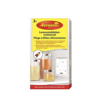 Mottenval | Aeroxon | Meelmot | 2 stuks (Gifvrij), Verzenden, Nieuw