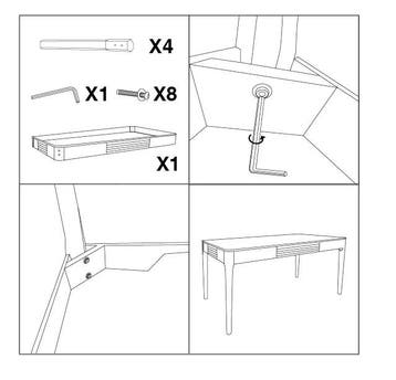 EETTAFEL MATERA CM 180X90X80, Ophalen of Verzenden, Nieuw