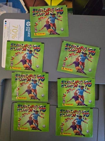 1996 Panini Europe 96 Originele verpakking - 7 Pack -, Nieuw
