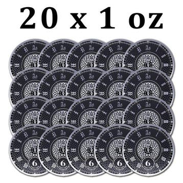 Tokelau. 6 Dollars 20 x 2022 1 oz $6 NZD Tokelau Silver