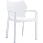 (MDK-105012) Siesta Diva 4-pootsstoel wit, Ophalen of Verzenden, Nieuw, Wit