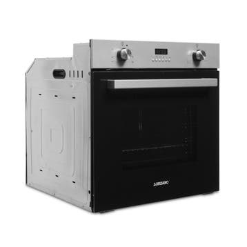 Lonzano OAF-6108 Inbouwoven RVS 60cm Hetelucht 6, Verzenden, Zo goed als nieuw