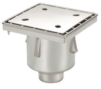 Afvoerput | Industrieel | RVS | 300 x 300 mm HorecaTraders, Verzenden, Nieuw in verpakking