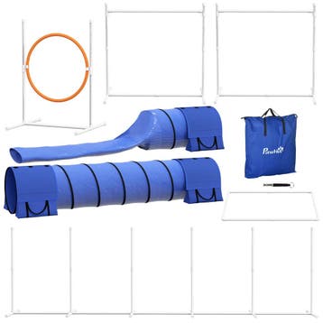 TRUUSK 7-delige Honden Agility Set - Verstelbare Hindernisse, Verzenden, Nieuw
