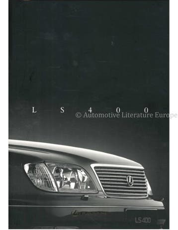 1998 LEXUS LS400 BROCHURE DUITS, Nieuw, Author