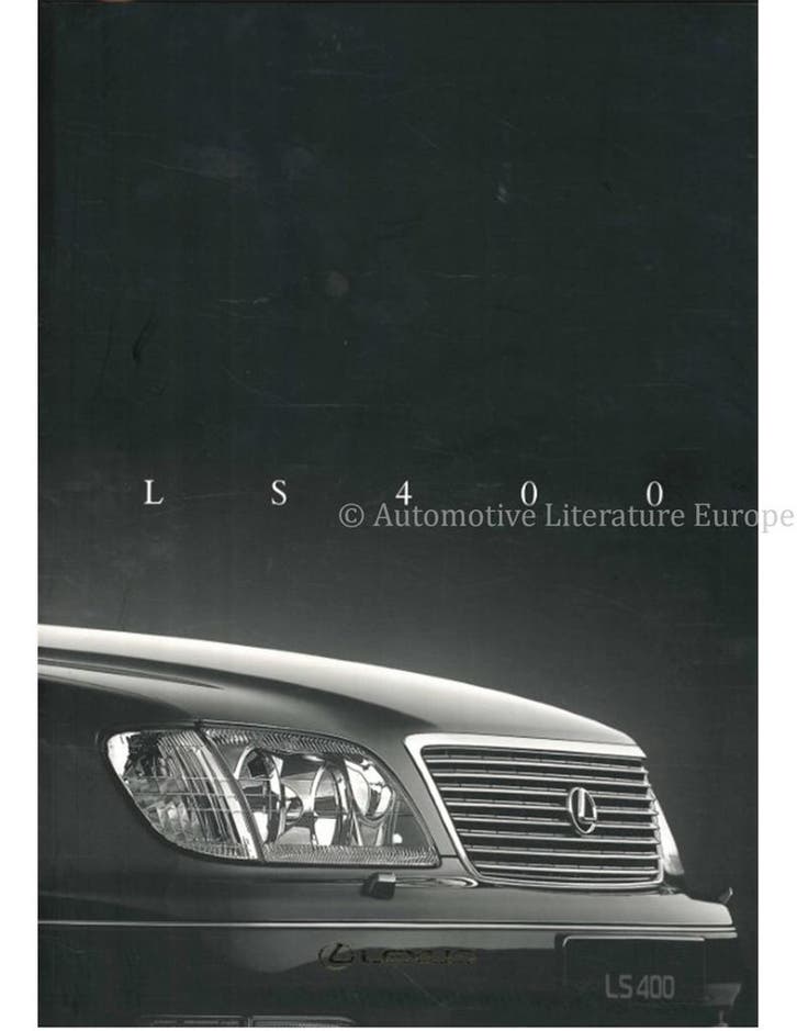 1998 LEXUS LS400 BROCHURE DUITS, Boeken, Auto's | Folders en Tijdschriften