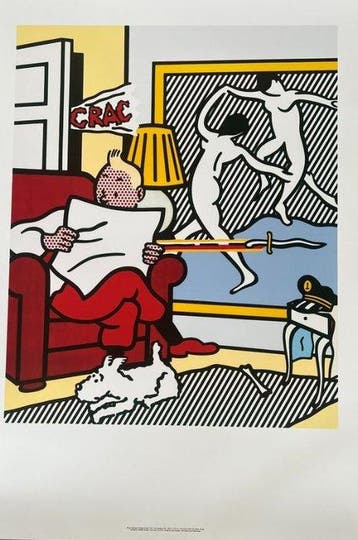 Roy Lichtenstein (1923-1997) (after) - Tintin Reading