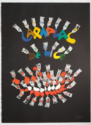 Fernandez Arman (1928-2005) - Carnaval de Nice - signée au