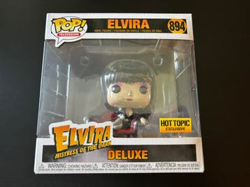 Funko POP! Horror-icoon Elvira (Mistress of the dark), Ophalen of Verzenden, Nieuw, Pop, Beeldje of Miniatuur
