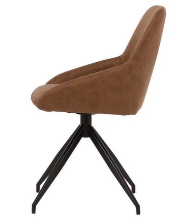 2dekans | Dutchbone Eetkamerstoel Laurel Champagne 60x51x85, Ophalen of Verzenden, Zo goed als nieuw
