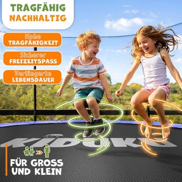 Springmat - Springdoek - Trampoline - 366 cm - 72 oogjes - Z, Verzenden, Zo goed als nieuw