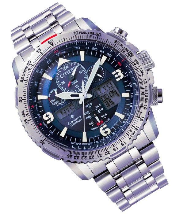 Citizen - Collezione SkyHawk Super Titanium RADIOCONTROLLATO, Sieraden, Tassen en Uiterlijk, Horloges | Heren