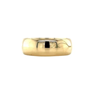 Gouden gladde vintage trouwring 14 krt, Ophalen of Verzenden, Nieuw