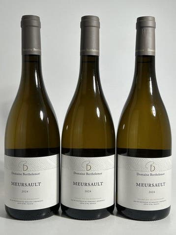 2024 Domaine Berthelemot - Meursault - 3 Flessen (0.75, Verzamelen, Nieuw