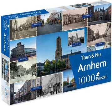 Toen & Nu Arnhem Puzzel (1000 stukjes) | Tuckers Fun, Verzenden, Nieuw