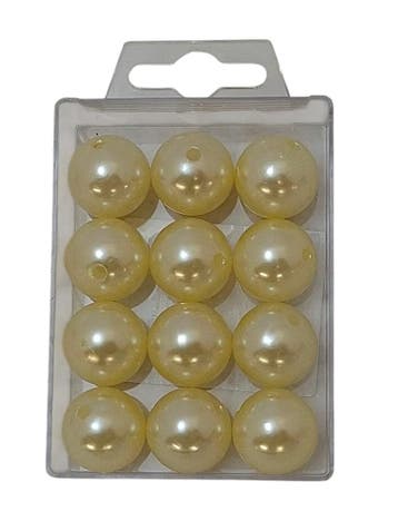 Parels Rijgparels WM 05 Champagne 20 mm ca. 50 gram, Ophalen of Verzenden, Nieuw