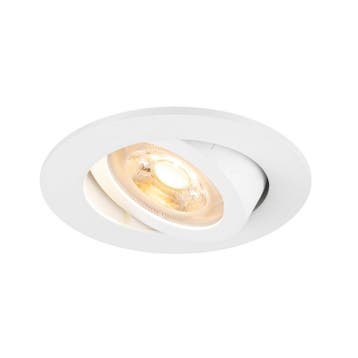 SLV NEW TRIA 68 rond 82mm Inbouw armatuur kantelbaar mat wit, Verzenden, Nieuw, Overige fittingen