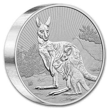 The Next Generation - Mother and Baby Kangaroo - 10 oz 2023, Verzenden, Losse munt, Zilver