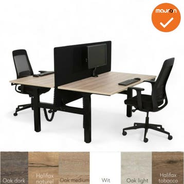 Duo bureau - slinger verstelbaar zit sta - maat en kleur..., Huis en Inrichting, Bureaus, Ophalen of Verzenden, Nieuw
