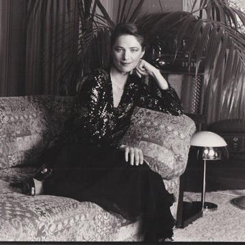 Daniel Simon - Charlotte Rampling à Paris 1984 Vintage