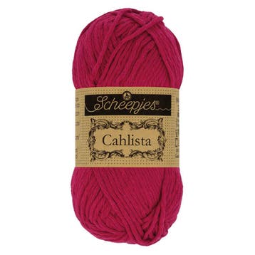 Scheepjes Cahlista 50g - 192 Scarlet - Haakgaren / Breigaren, Ophalen of Verzenden, Nieuw, Breien of Haken, Wol of Garen