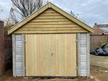 Garages bergingen in betaalbaar snelbouw beton stysteembouw