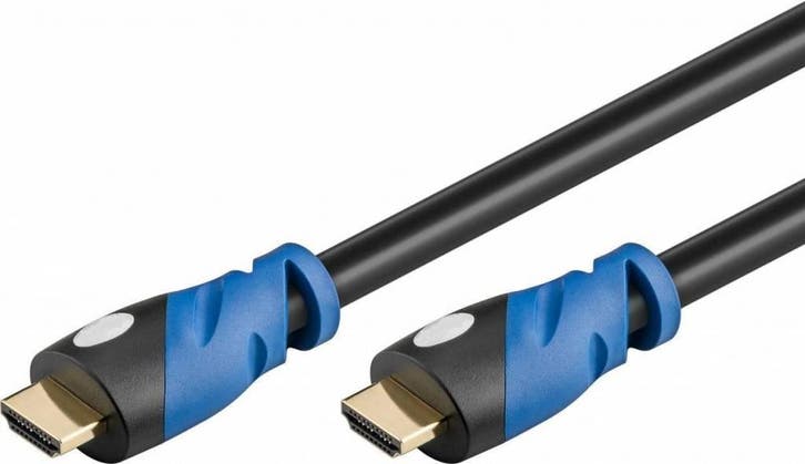 Premium High Speed HDMI ™ -kabel met ethernet, verguld 1M, Audio, Tv en Foto, Audiokabels en Televisiekabels, Nieuw, Ophalen of Verzenden