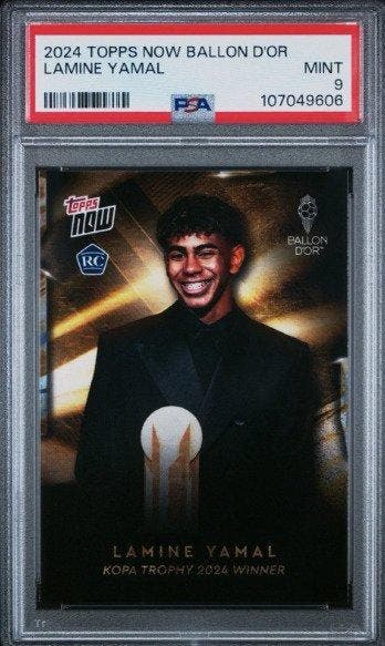 2023 Topps Now Lamine Yamal #9 - Rookie Card - Kopa Thophy, Nieuw