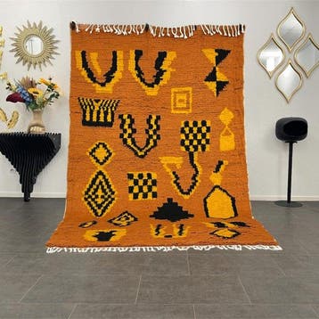 Berber, Azilal Berber tapijt – 100% wol – Ambachtelijk, Nieuw