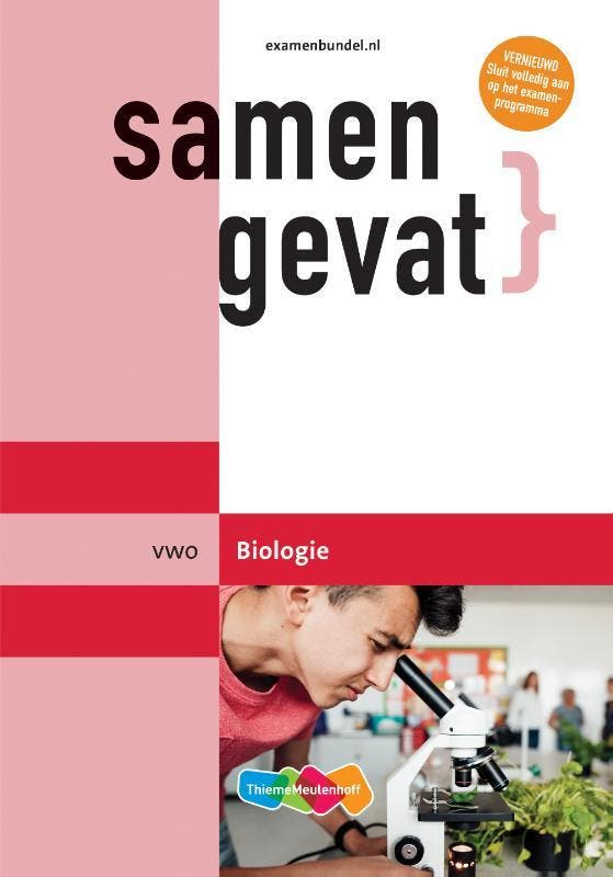 Samengevat vwo Biologie 6e druk 9789006492453, Boeken, Studieboeken en Cursussen, Zo goed als nieuw, Verzenden
