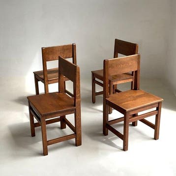 Stoel (4) - Eik - modernist