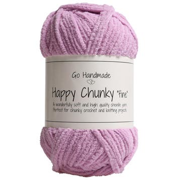Go Handmade Happy Chunky Fine - 17863 Fine Purple - Chenil, Ophalen of Verzenden, Nieuw