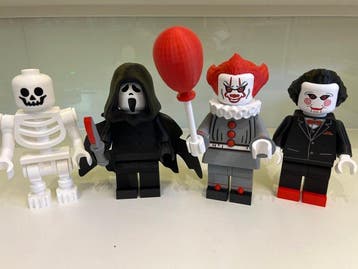 Lego Minifiguur - Replika Lego - Minifigures - Pennywise IT, Nieuw