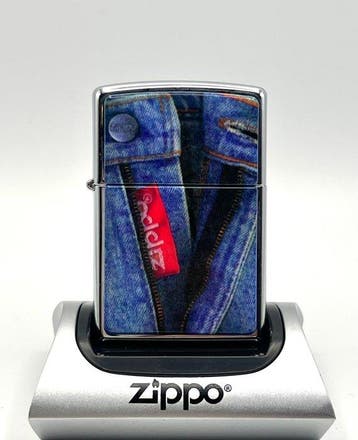 Zippo, No Reserve Price - Denim Fly Zipper - 1996 (K XII) -, Nieuw