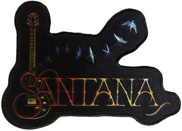 Santana - Guitar + Birds - patch officiële merchandise, Ophalen of Verzenden, Nieuw, Kleding