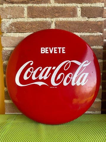 Coca-Cola - Drink Coca-Cola, emaillebord - Emaille bord -